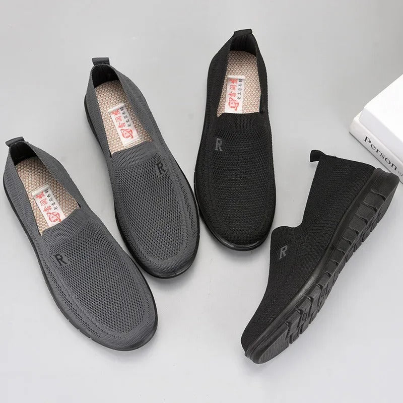 Breathable Mesh Slip-On Loafers for Men