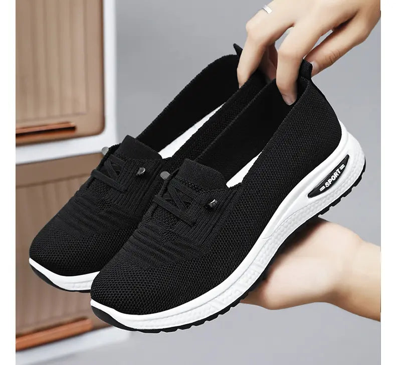 Women's Casual Walking Sneaker With Shallow Mouth