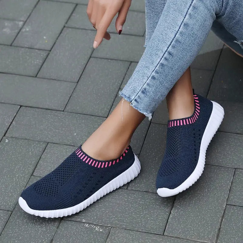 Women's Stretch Fabric Sock Sneakers