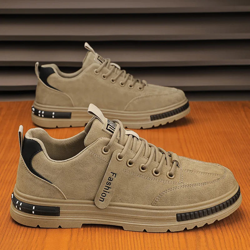 Autumn 2024 Men's Soft Leather Casual Sports Shoes