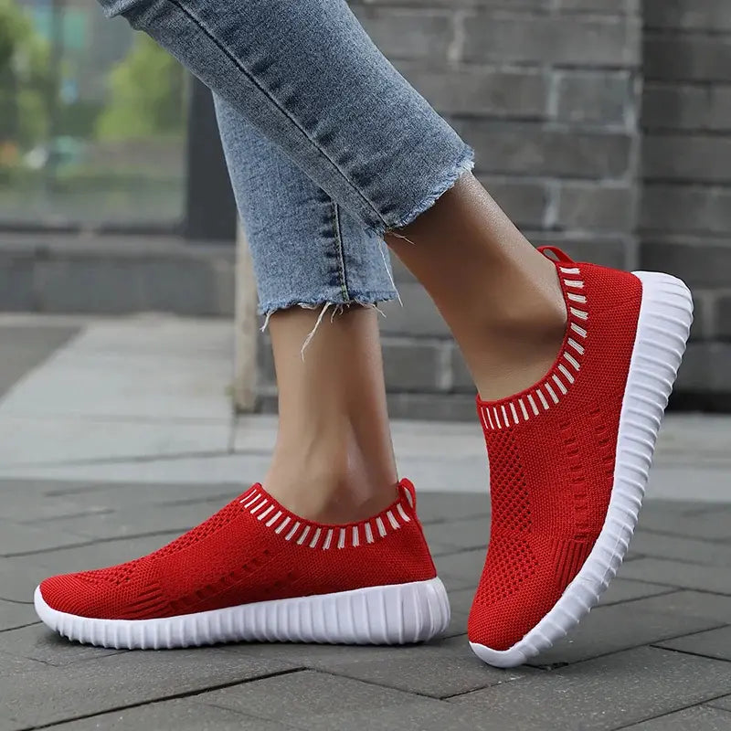 Women's Stretch Fabric Sock Sneakers