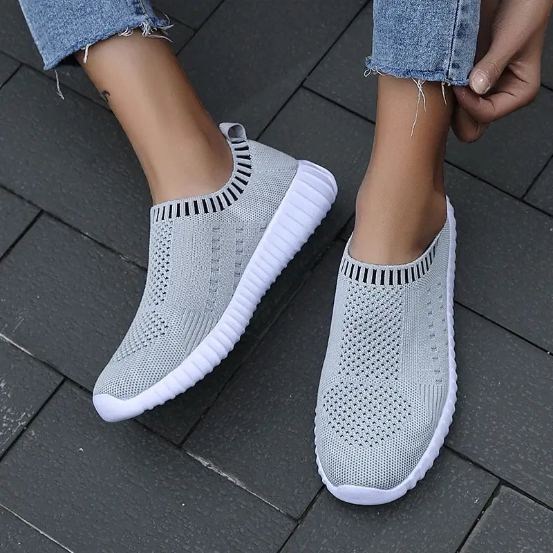 Women's Stretch Fabric Sock Sneakers