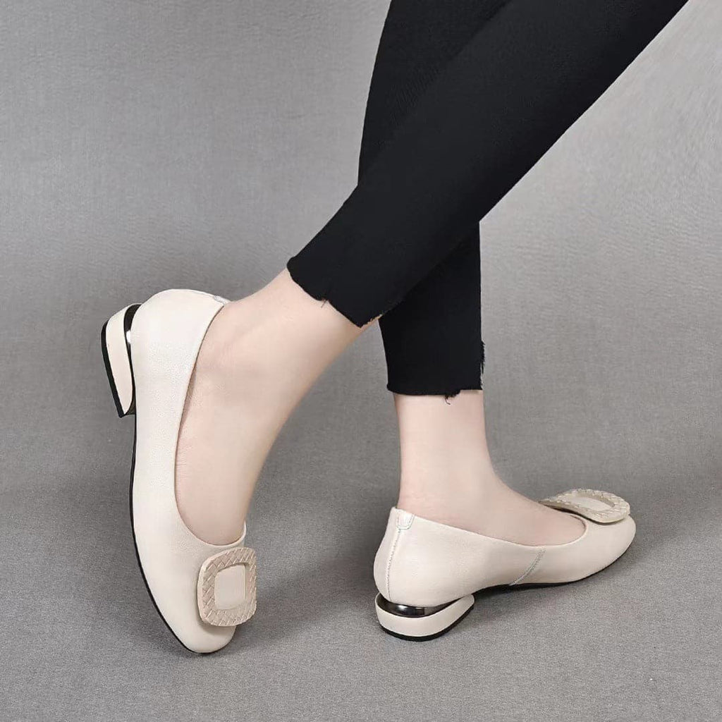 Women's Soft Leather Slip-On Loafers