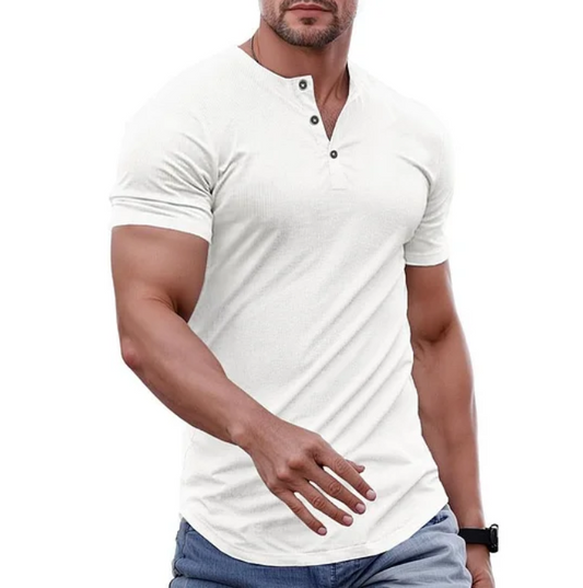 Men’s Alderin Tailored Henley T-Shirt