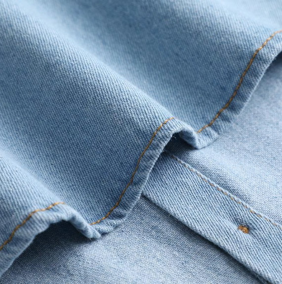 Denim Detachable Collar Insert