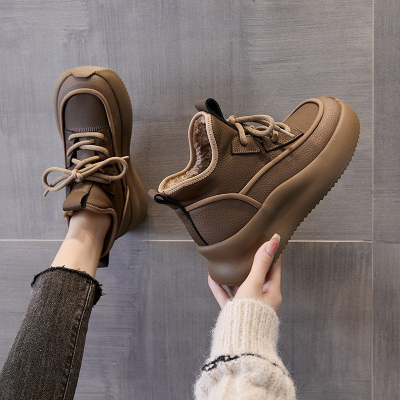 Women's Comfortable Platform Short Boots