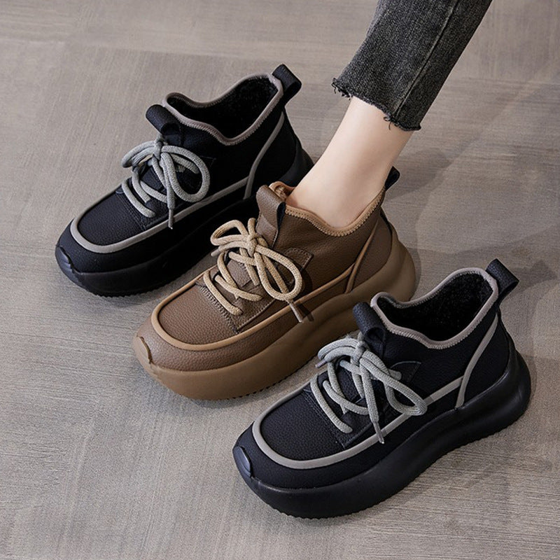 Women's Comfortable Platform Short Boots