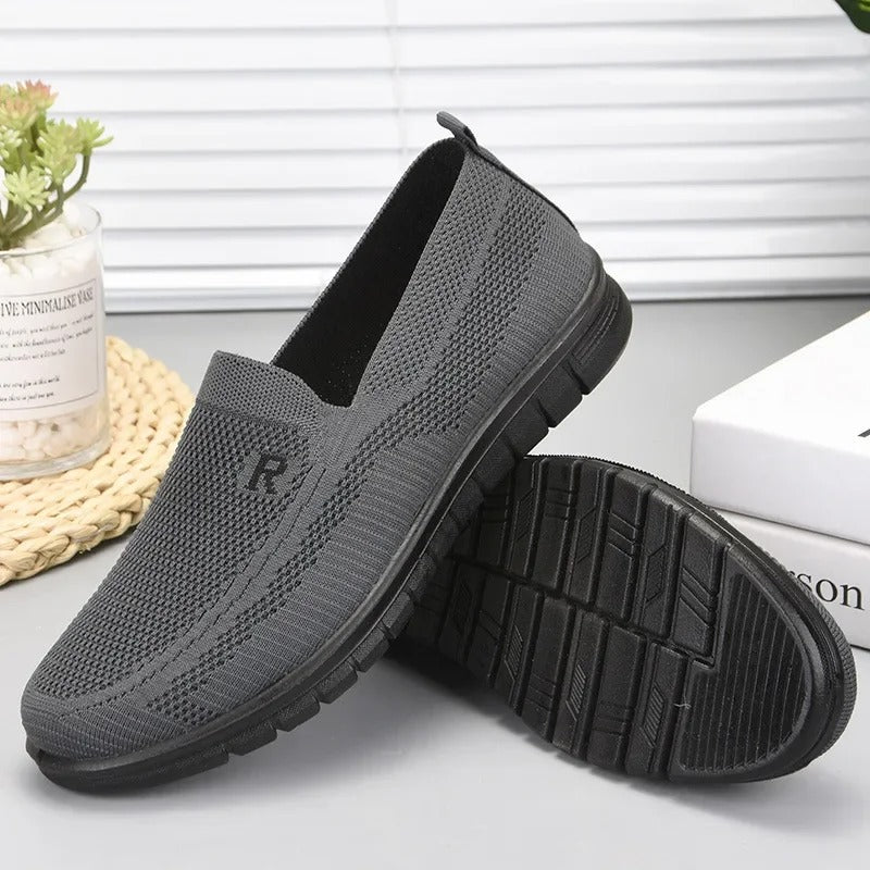 Breathable Mesh Slip-On Loafers for Men