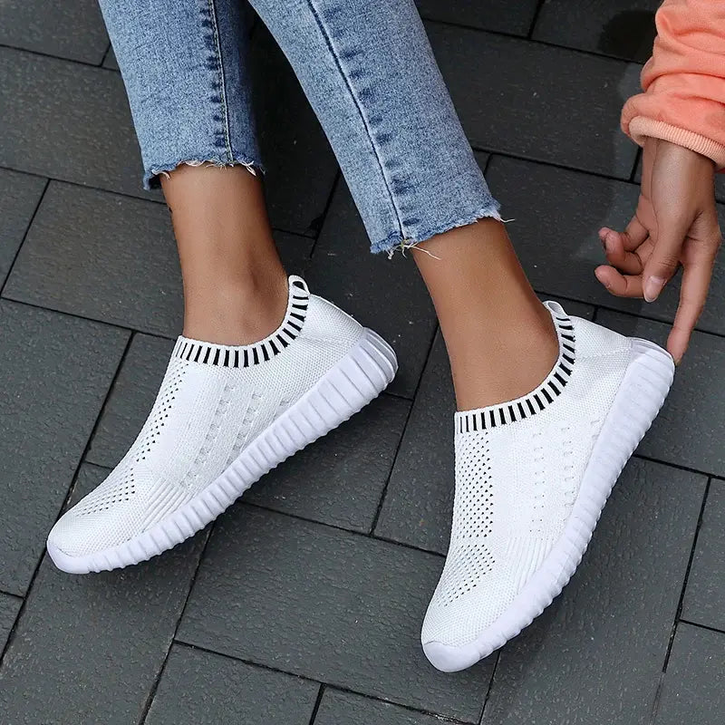 Women's Stretch Fabric Sock Sneakers