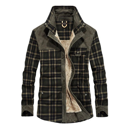 Hampshire Plaid Fleece-Lined Jacket