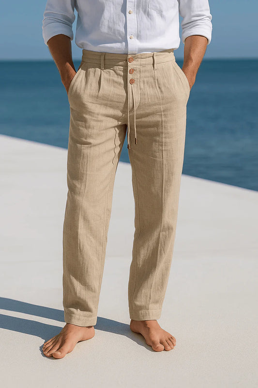 Men's Lightweight Linen Trousers