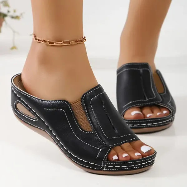 Orthopedic Comfort Flex Sandals Women | Adjustable Fit, Cushioned Sole, Non-Slip Grip