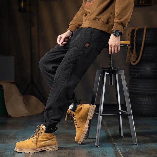 Men’s Plush-Lined Winter Cargo Joggers
