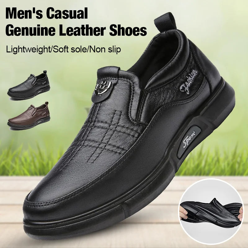 Men's Casual Genuine Leather Shoes