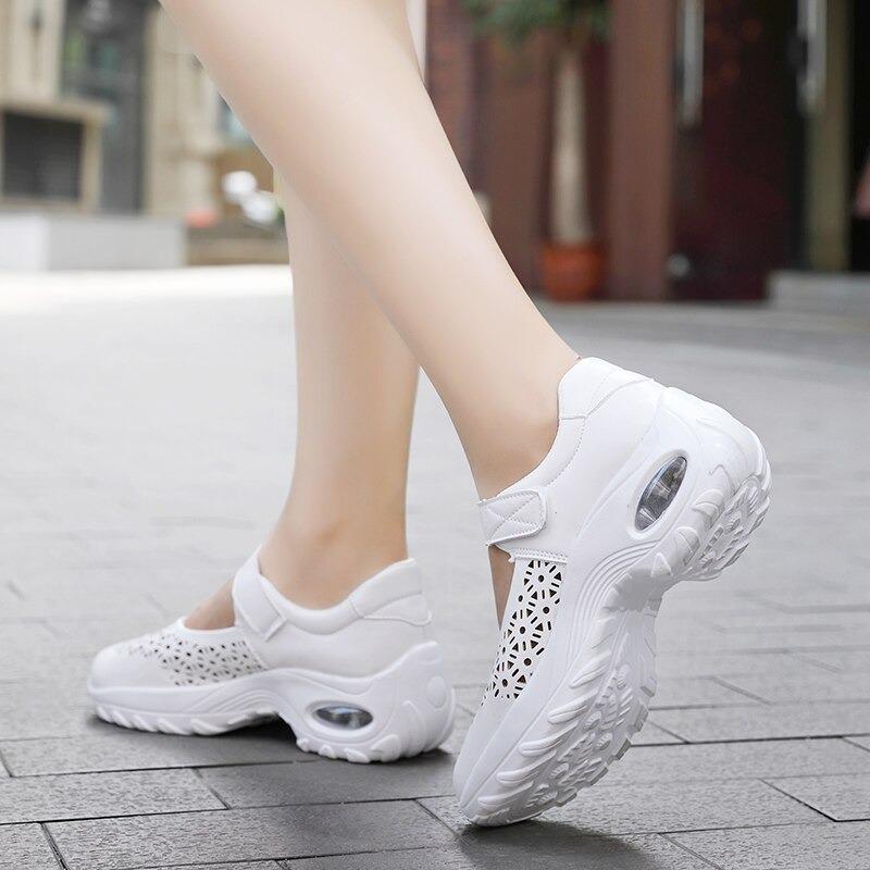 New style women's comfortable breathable hollow casual shoes