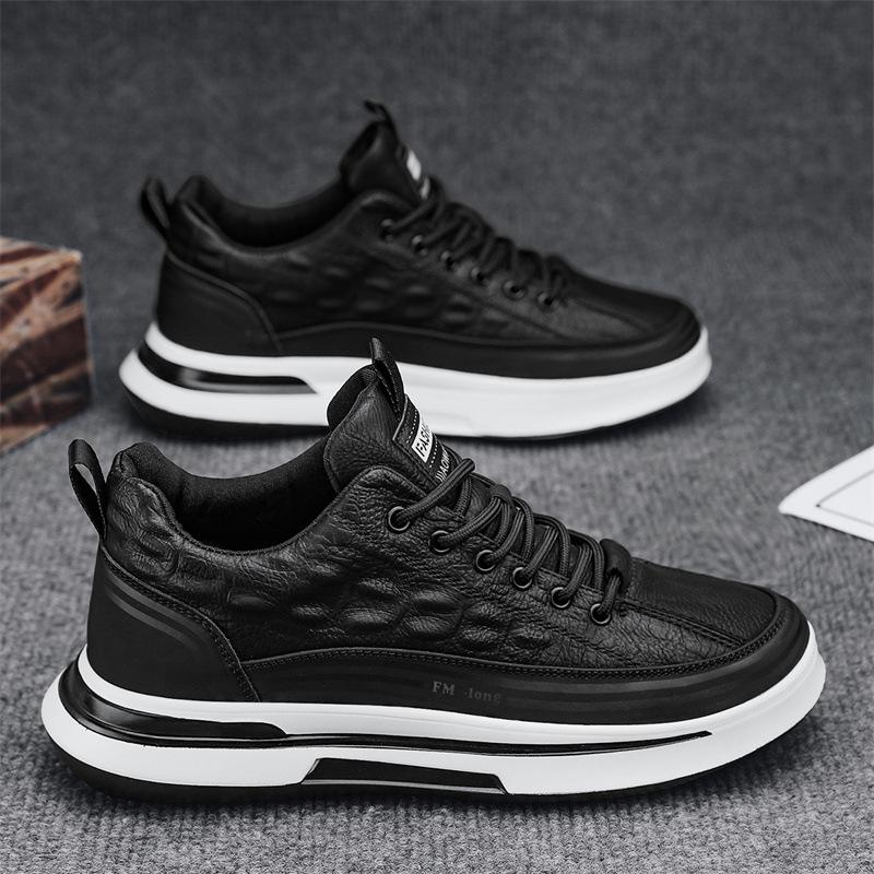 2024 New Autumn Leather Waterproof Casual Shoes