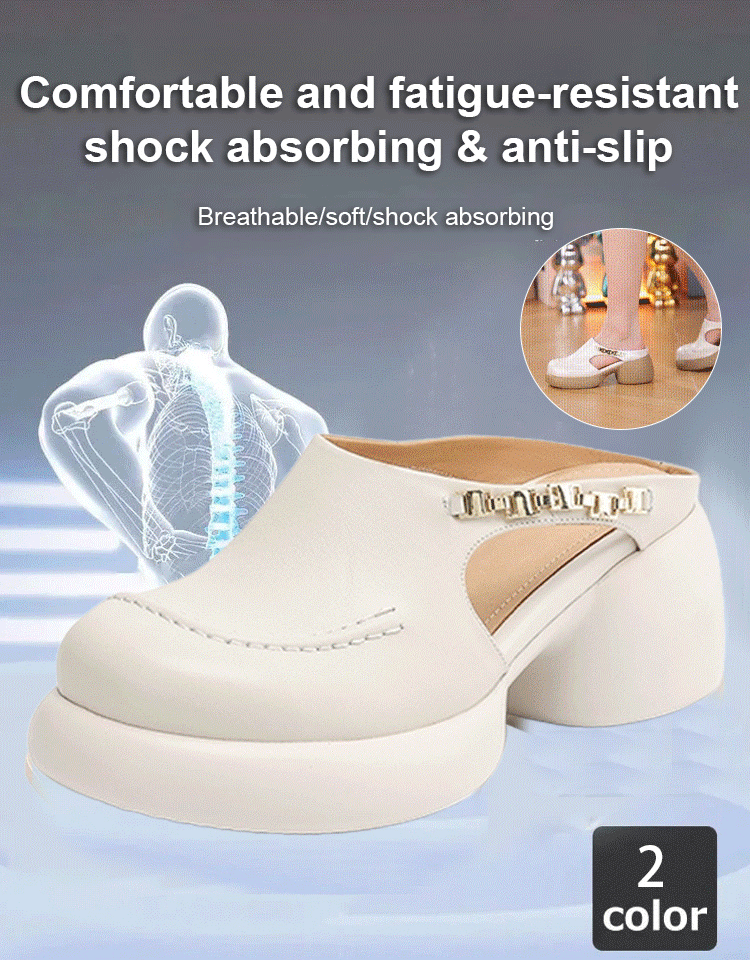 Women’s Waterproof Platform Comfort Clog Mules