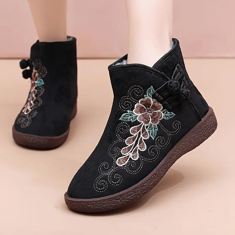 Women's Winter Warm Fleece-Lined Ankle Boots
