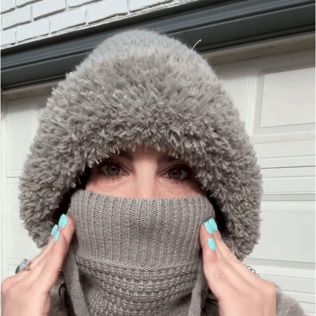 Women’s Fleece-Lined Thermal Knit 3-in-1 Hood