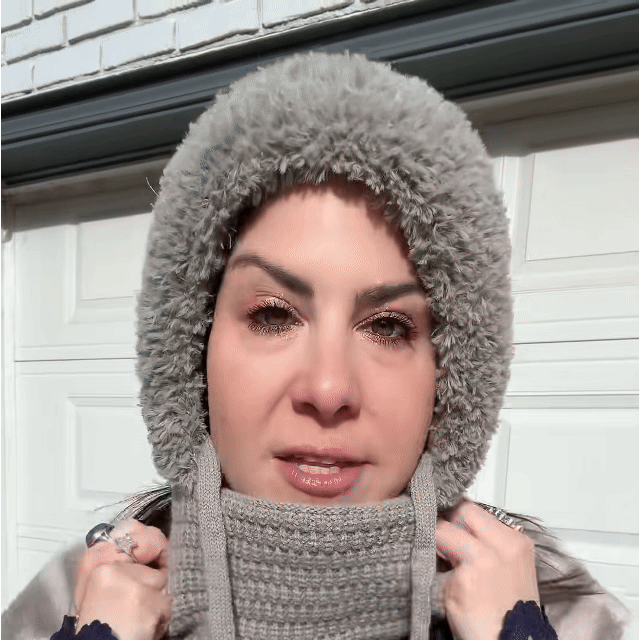 Women’s Fleece-Lined Thermal Knit 3-in-1 Hood