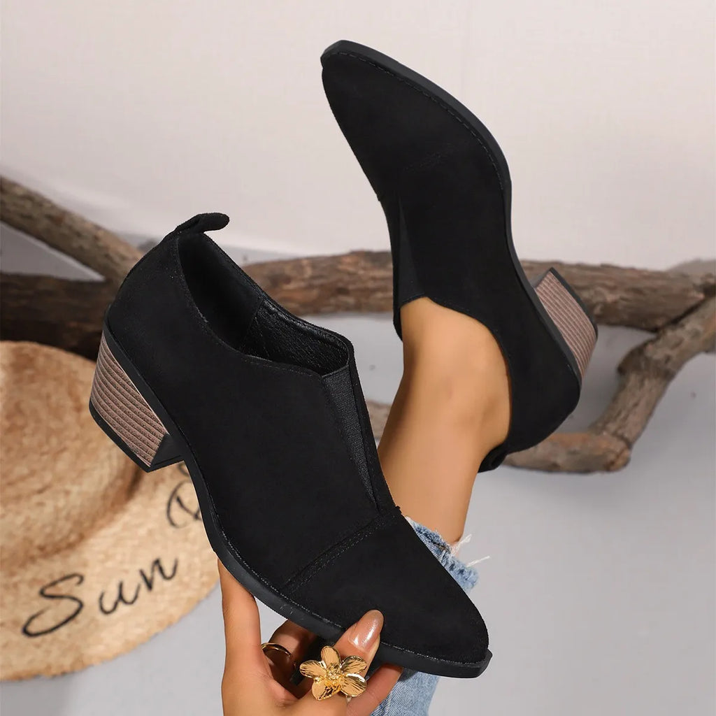 Women’s Comfortable Slip-On Ankle Boots