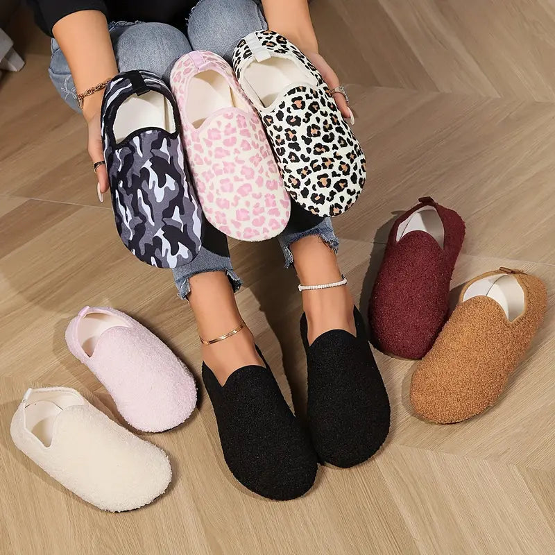 Ultra Soft Cozy Fleece House Slippers