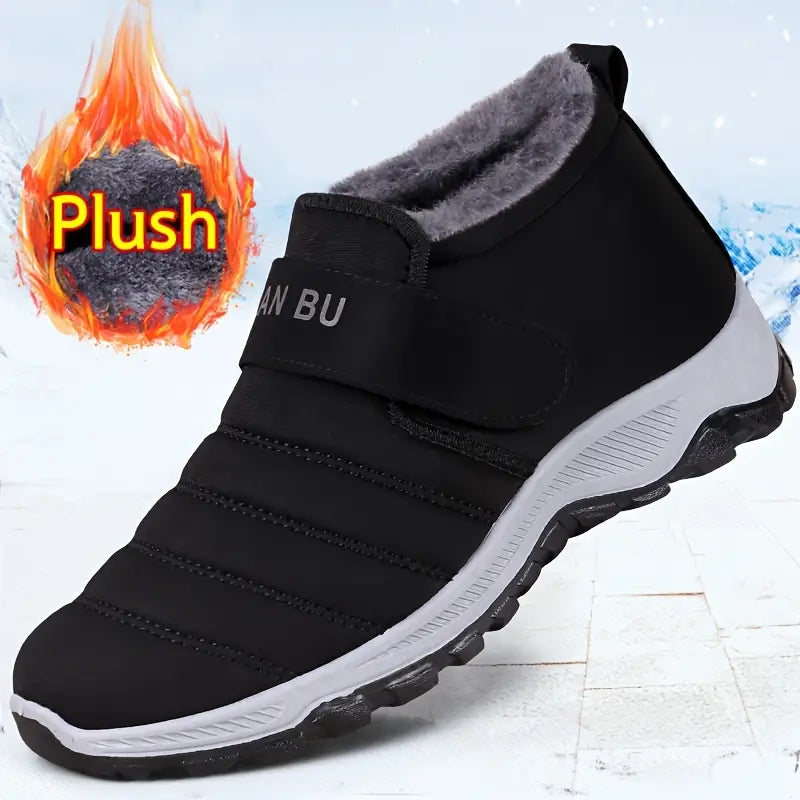 Men's Cozy Plush-Lined Snow Boots