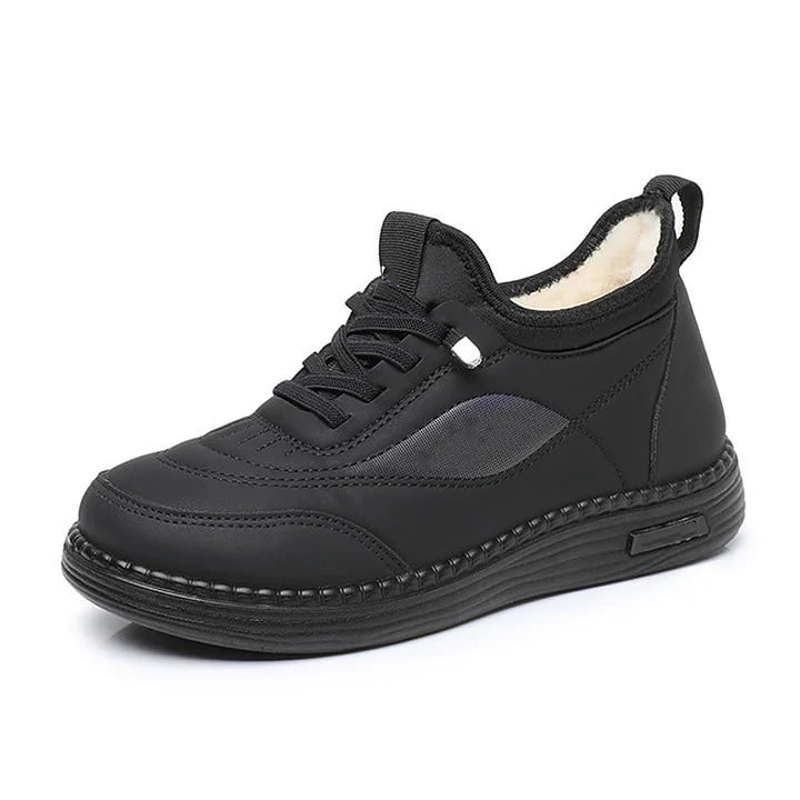 Women's winter shoes with soft sole and plush lining