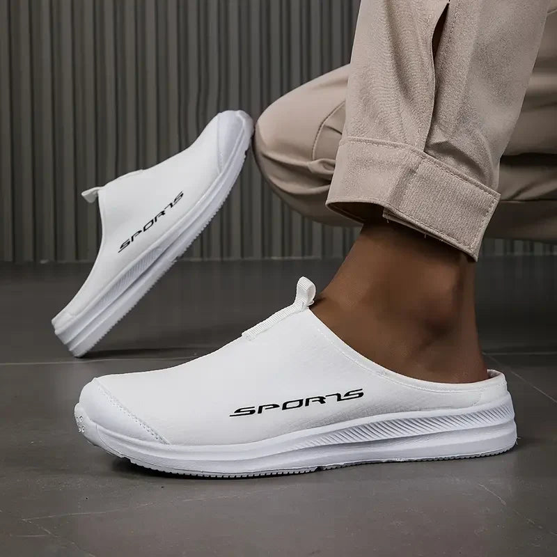 Men’s Breathable Sport Slip-On Slippers