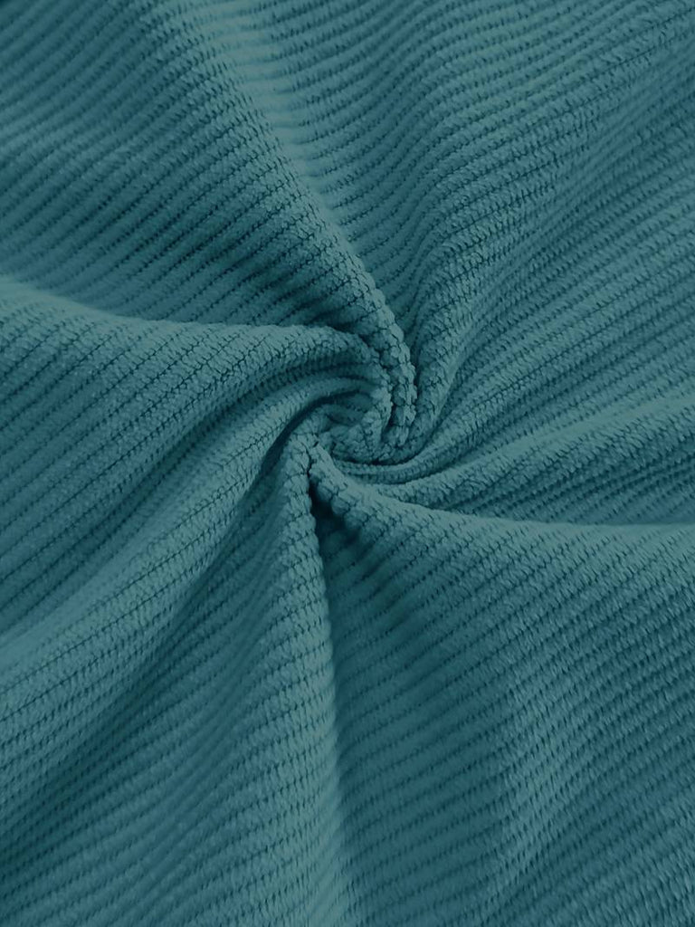 Women’s Relaxed Corduroy Drawstring Straight-Leg Trousers