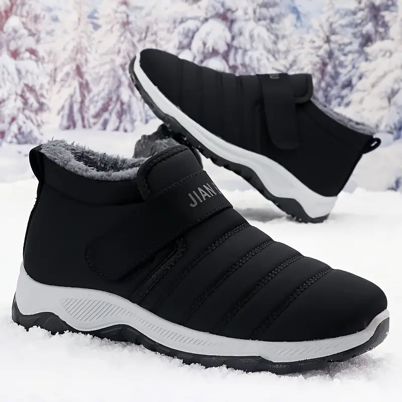 Men's Cozy Plush-Lined Snow Boots