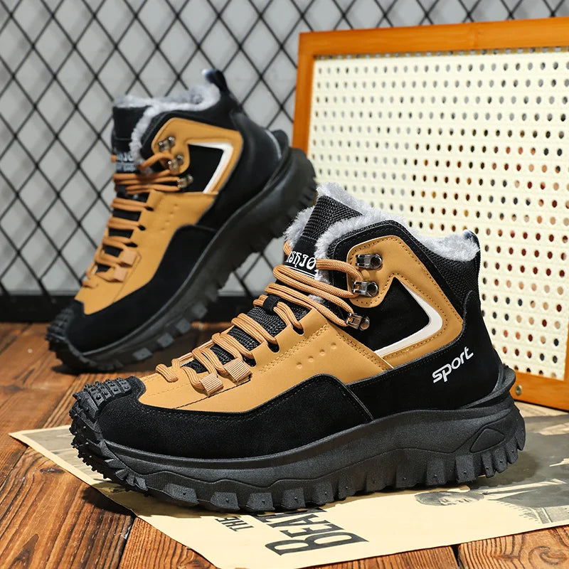 Men’s Heavy-Duty Waterproof Orthopaedic Hiking & Work Boots