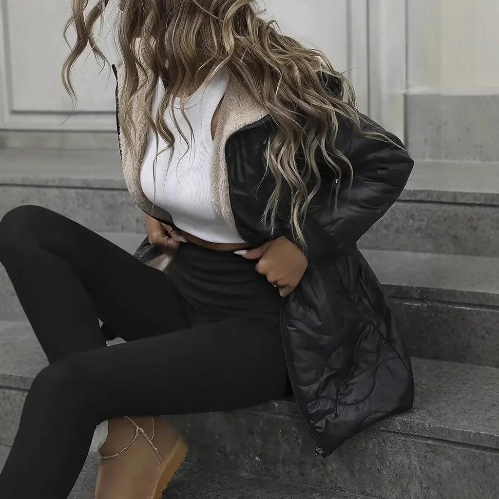 Women's Casual Hooded Cotton Jackets