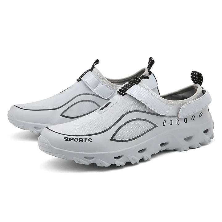 Men's Non-Slip Quick Drying Beach Water Shoes Waterproof Breathable Water Hiking Shoes for Swimming Fishing