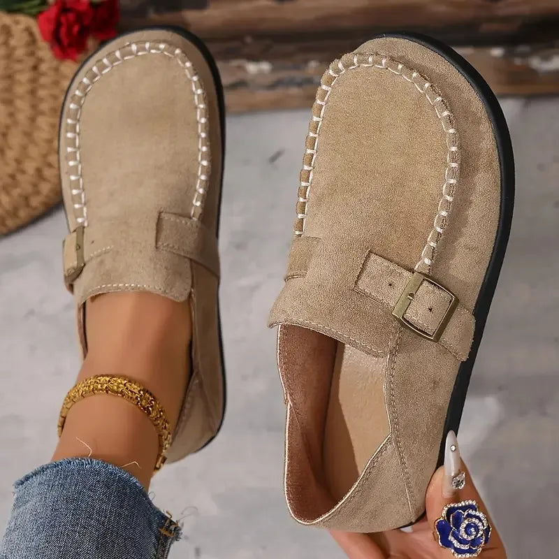 Women’s Non-Slip Leather Orthopaedic Trainers