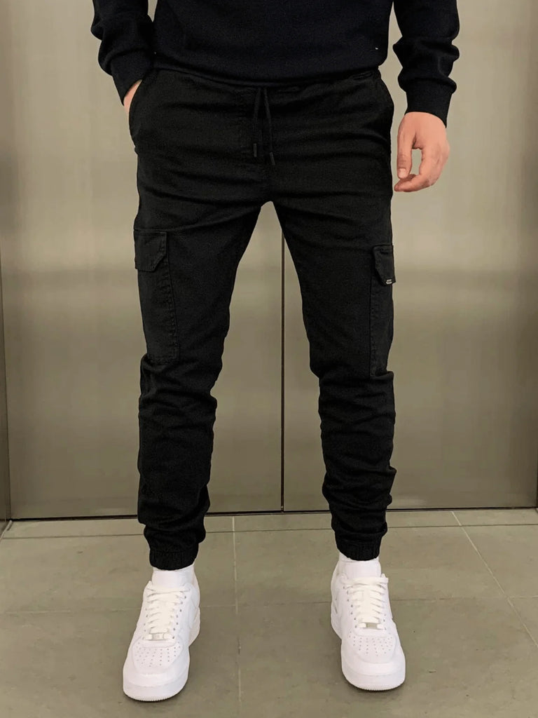 Men’s Slim-Fit Cargo Jogger Trousers
