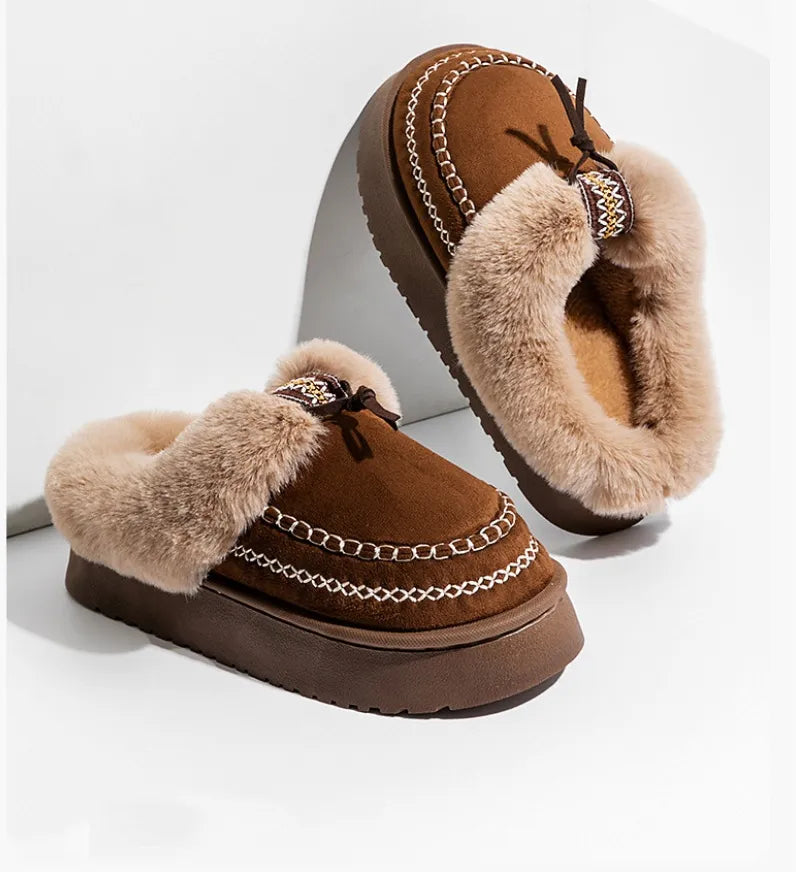 Women's Warm Velvet Orthopaedic Slippers