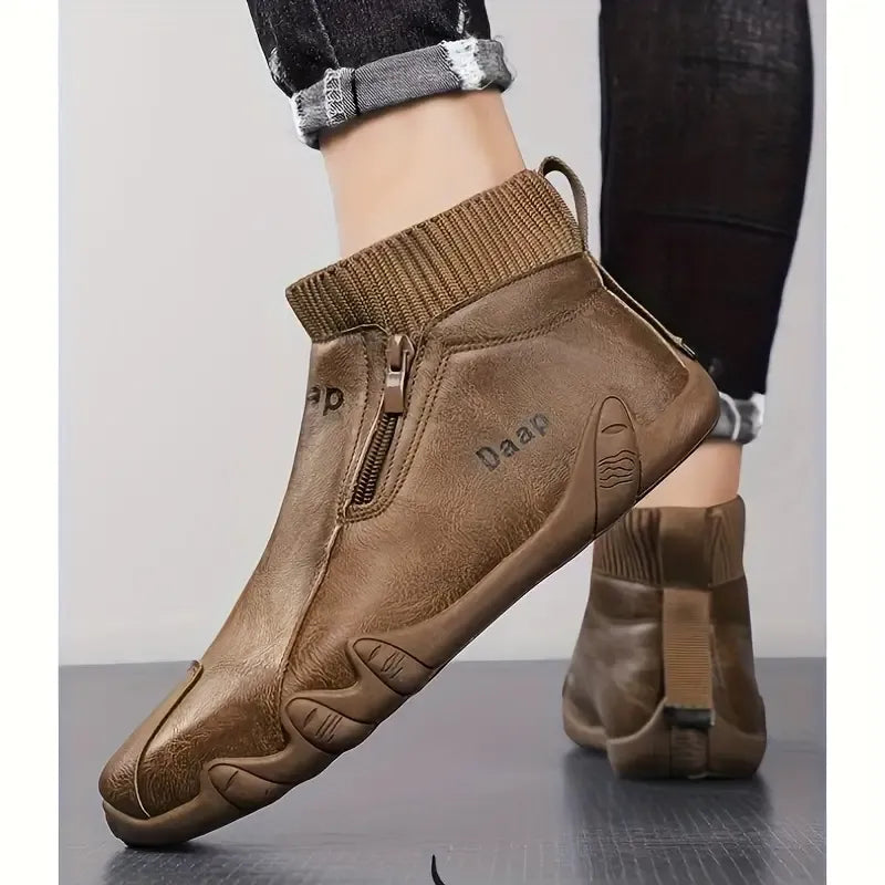 Men’s Orthopaedic Warm Snow Boots – Waterproof & Non-Slip