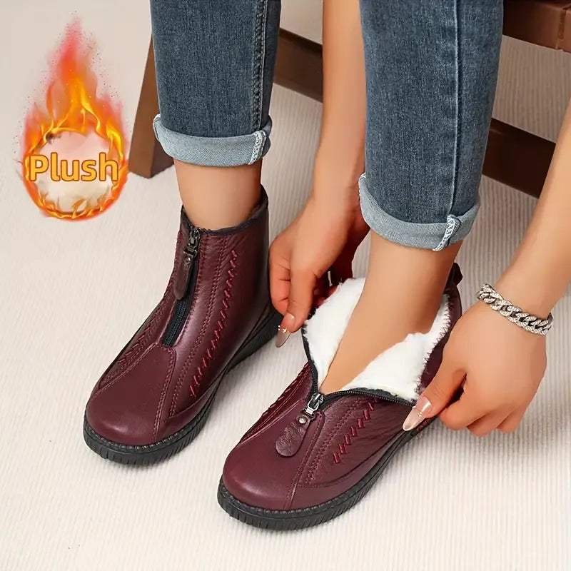 Women’s Orthopaedic Warm Waterproof Slip-On Boots