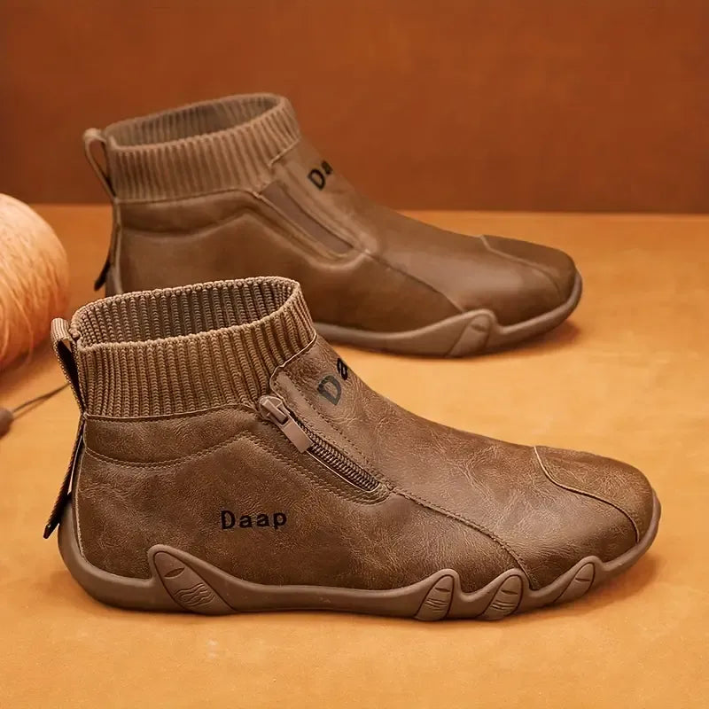 Men’s Orthopaedic Warm Snow Boots – Waterproof & Non-Slip