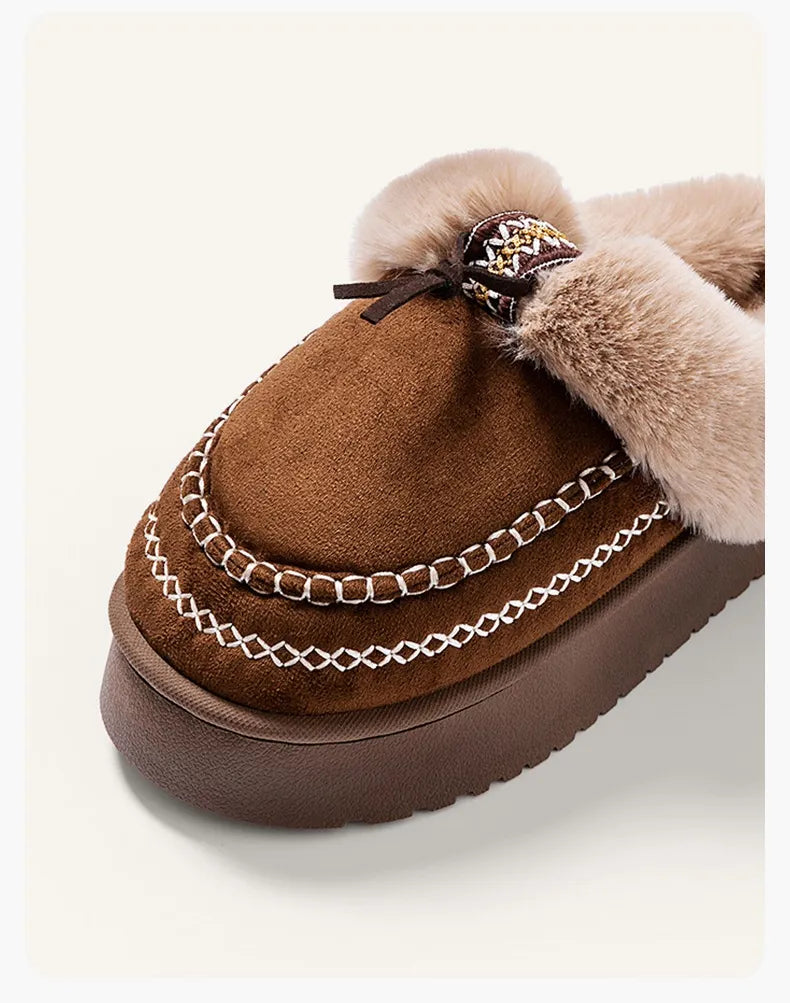 Women's Warm Velvet Orthopaedic Slippers