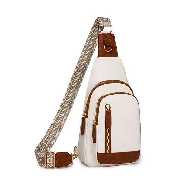 Urban Elegance Multi-Compartment Shoulder Bag