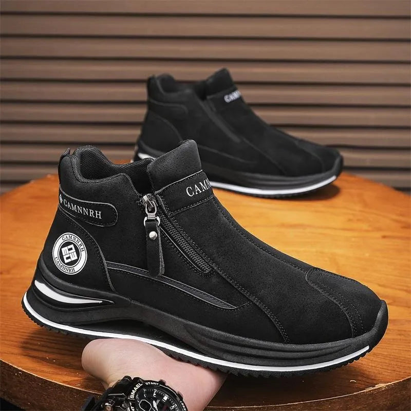 Men’s High-Top Slip-On Workwear Chelsea Boots