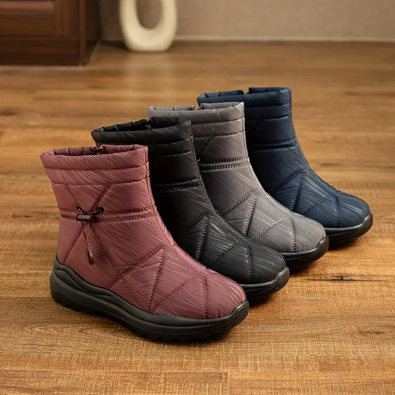 Fleece-Lined Snow Boots For Women