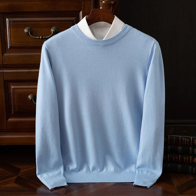 Men’s Ultra-Soft Cashmere-Blend Precision Knit Sweater
