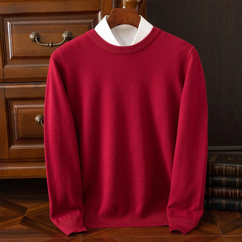 Men’s Ultra-Soft Cashmere-Blend Precision Knit Sweater