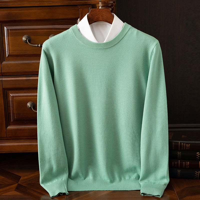 Men’s Ultra-Soft Cashmere-Blend Precision Knit Sweater