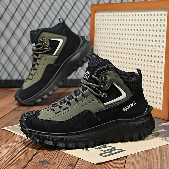 Men’s Heavy-Duty Waterproof Orthopaedic Hiking & Work Boots