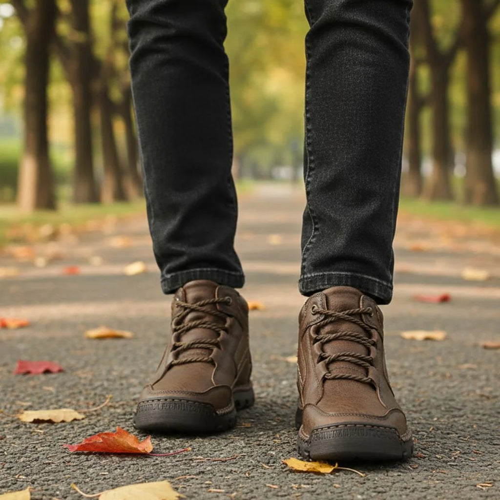 Men’s Insulated Orthopaedic Winter Leather Boots