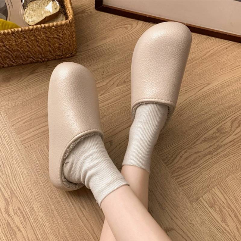 Warm Lined EVA Slip-On House Slippers